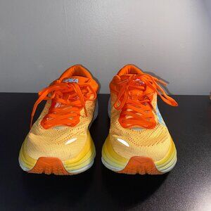 Orange and Yellow Hoka Sneakers